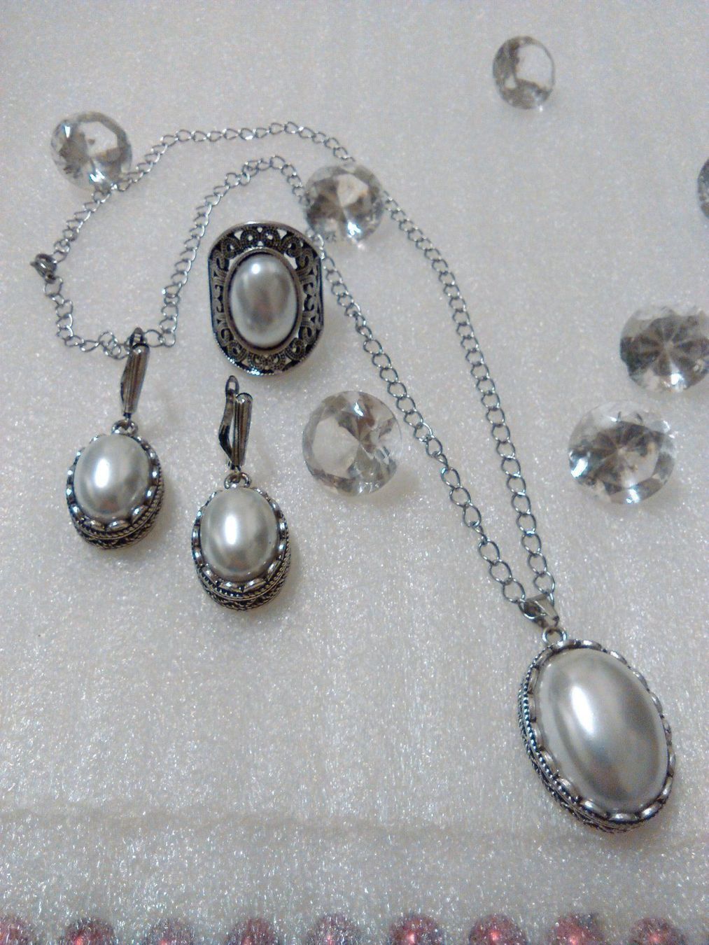 Ketten: SET MODESCHMUCK MIT PERLEN – Neu (gemäss Beschreibung) aus Basel von bijoutrie_4 8