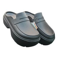 Crocs Platform Loafer / Mules – Schwarz – Neu mit Etikett