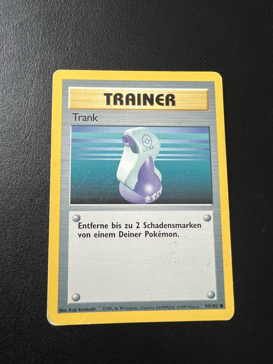 Pokémon Carte collezionabili: Pokemonkarte Trank Deutsch Base set – Usato da Willisau venduto da Neiro77