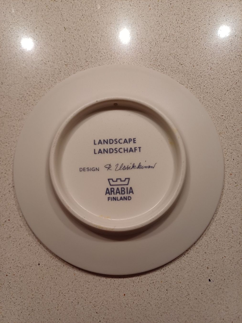 Arabia Piatti: Wandteller "Landschaft"- ARABIA FINLAND – Usato da Würenlos venduto da JRP_71 1