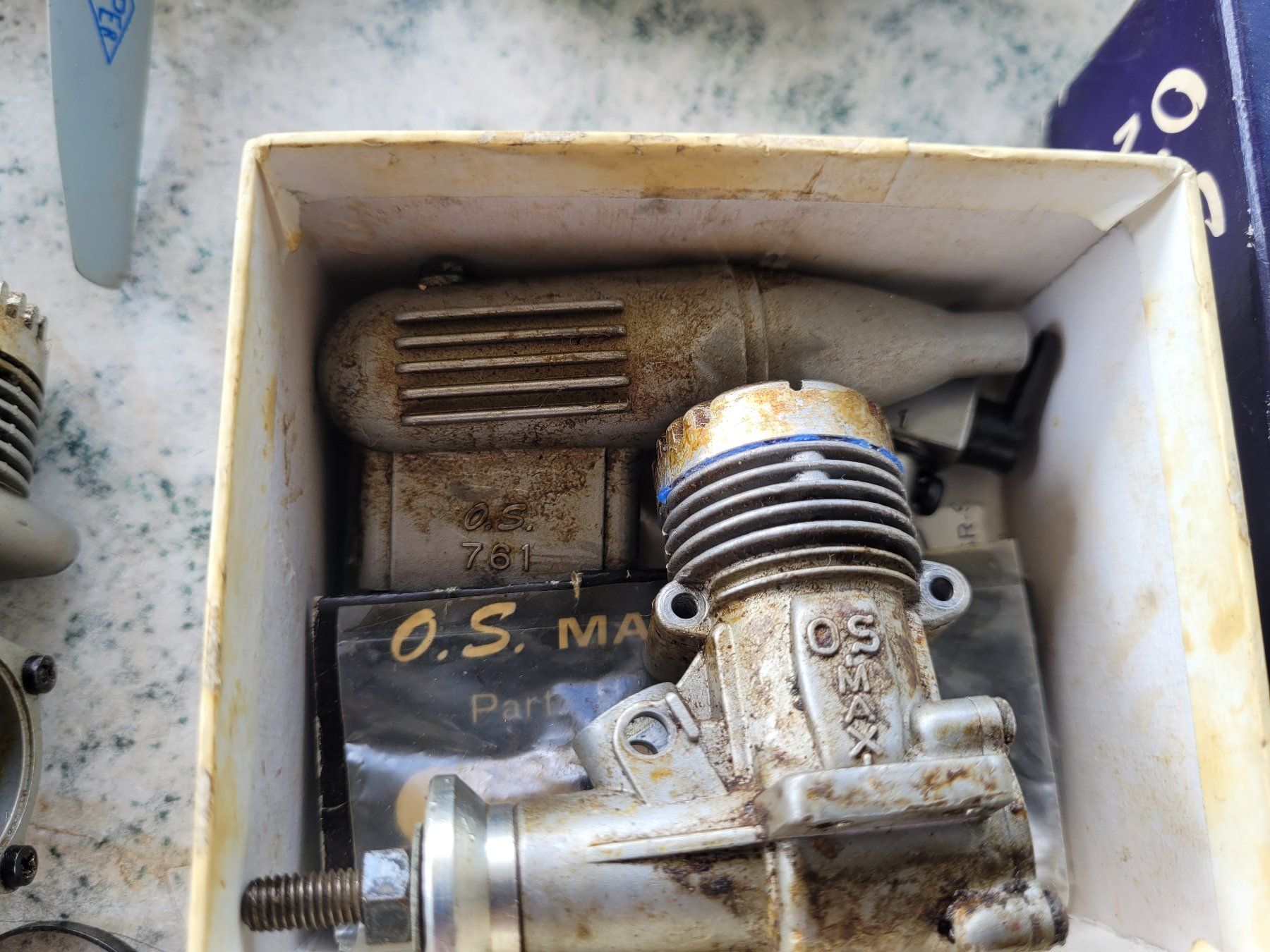 Modellismo RC: Lot OS Max Motoren, zum herrichten, oder Ersatzteile – Difettoso da Winterthur venduto da testi67 5