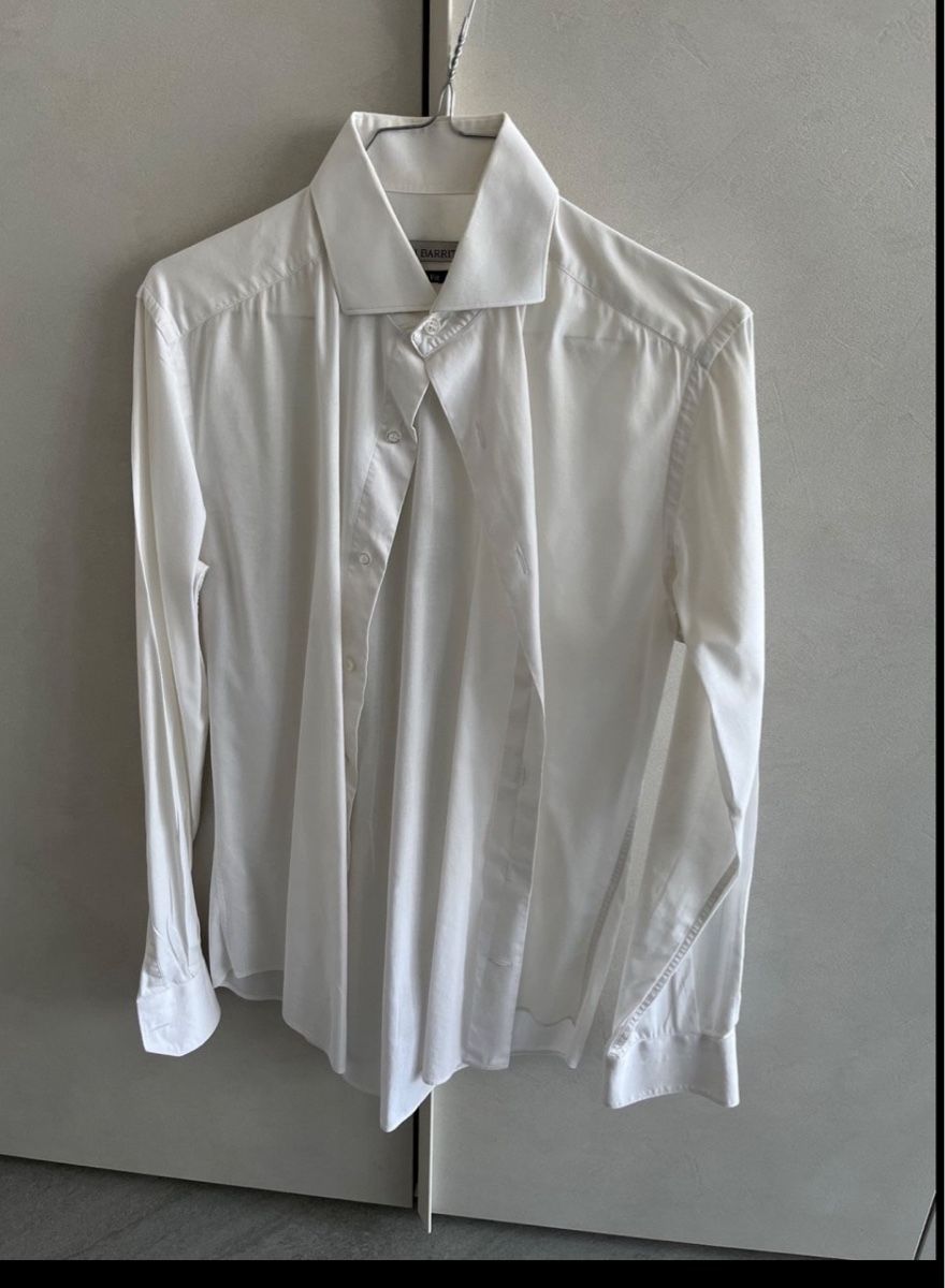 Camicie: Camicia John Barritt bianca, Slim Fit – Usato da Besazio venduto da EmyScucy