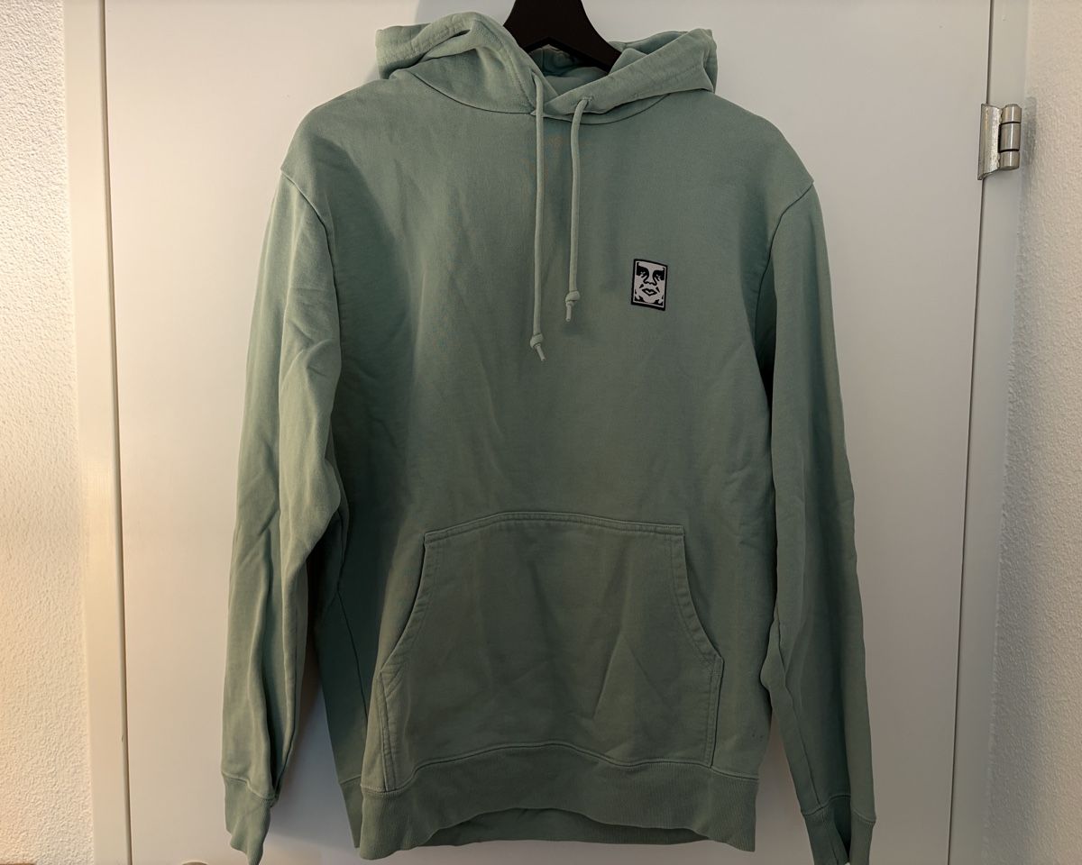 Obey Maglioni & Felpe: OBEY Kapuzen-Pullover Mintgrün (Gr. S) – Nuovo e nell'imballaggio originale da Luzern venduto da jeltic