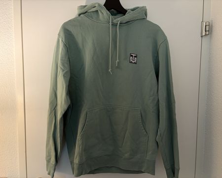 OBEY Kapuzen-Pullover Mintgrün (Gr. S)