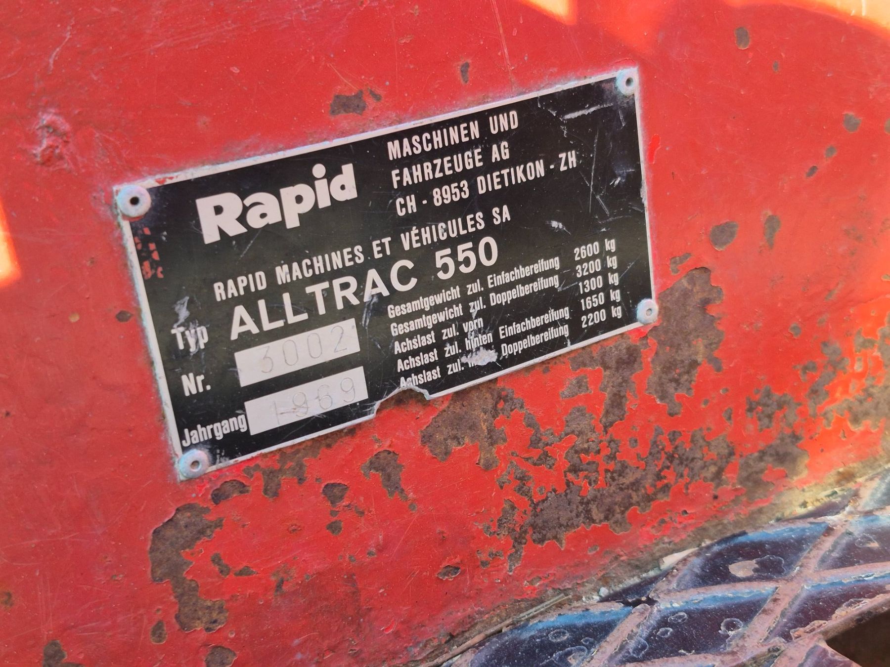 Rapid Trattori: Rapid Alltrac 550 – Usato da Willerzell venduto da eggisan 5