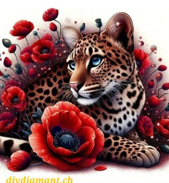 Kit bricolage: Diamond Painting Leopard-16-20x30-326 – Nuovo e nell'imballaggio originale da Obergösgen venduto da Diydiamant