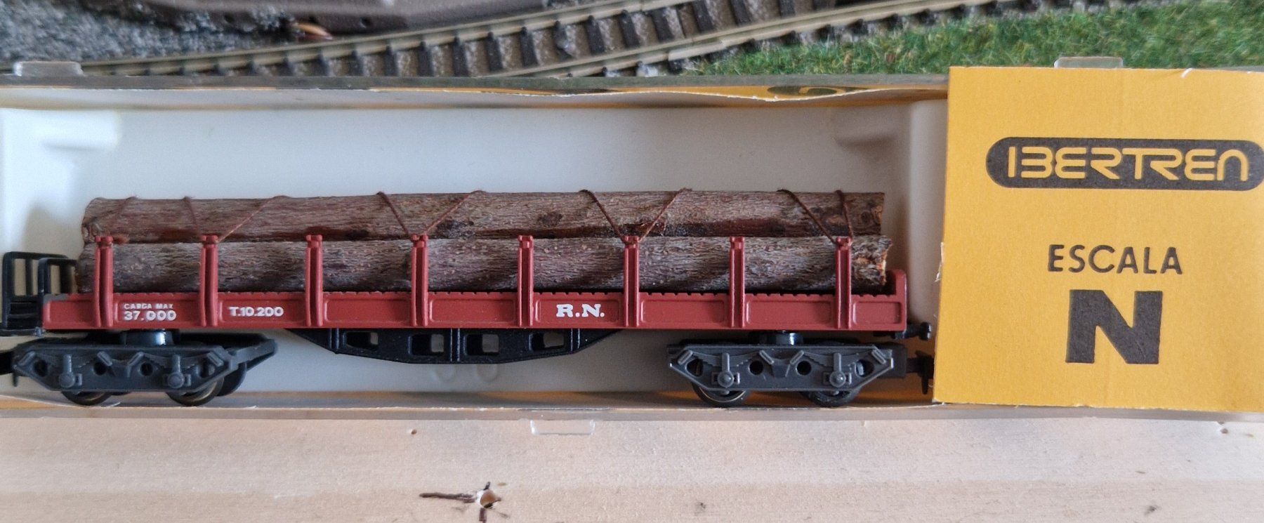 Ibertren Modellini di ferrovie: Wagon transport de bois Ibertren N – Nuovo (secondo la descrizione) da Tavannes venduto da Jacksonhmc