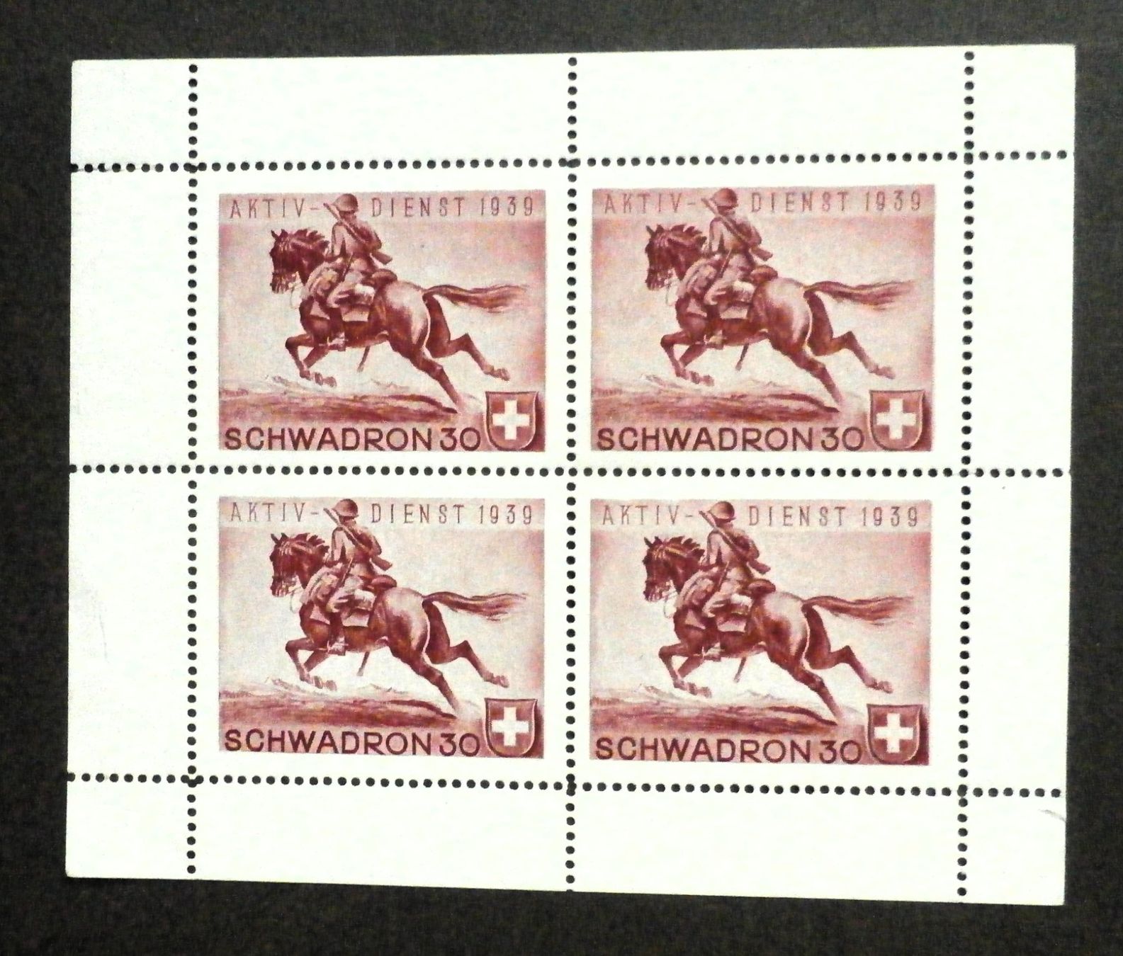 Tous les timbres: Soldatenmarken Block** – Neuf (Voir description) à Kehrsatz par Bernherb2