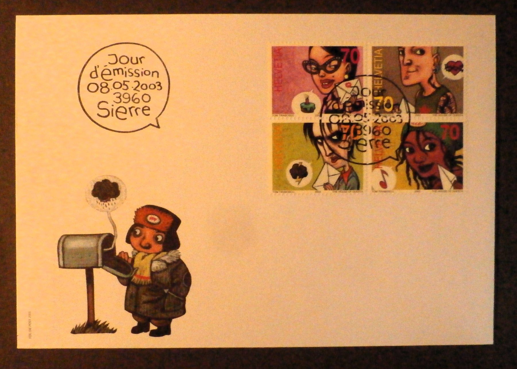 Tutti i francobolli: CH Sondermarken ,,Comics,, ET – Usato da Kehrsatz venduto da Bernherb2