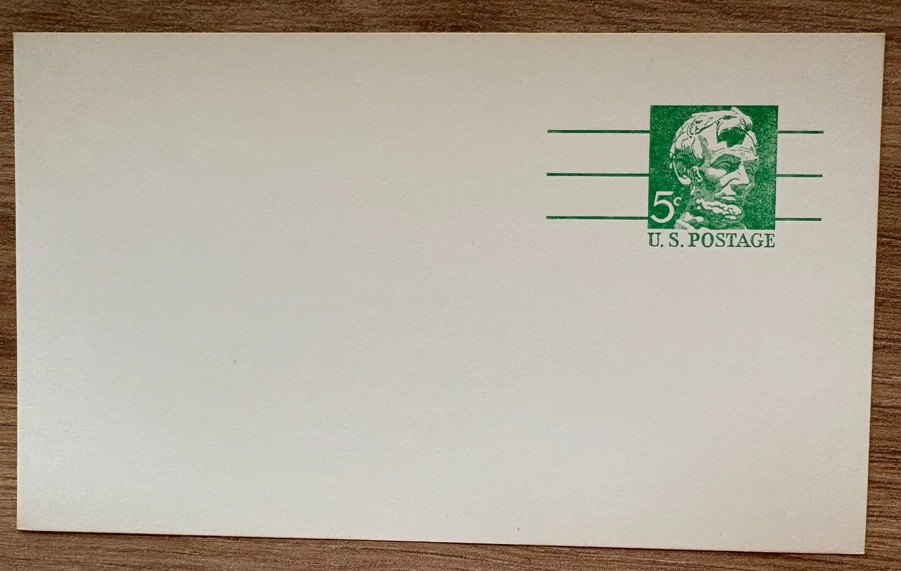 Tous les timbres: POSTKARTE USA ABRAHAM LINCOLN – Neuf (Voir description) à Ostermundigen par Wyatt-Earp