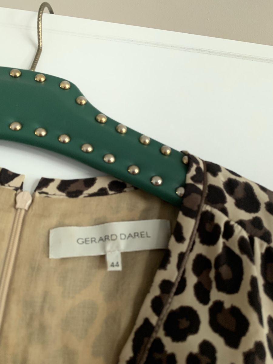 Vestiti: Gerard Darel seiden Kleid leopard – Usato da Zürich venduto da Nikuska32 2