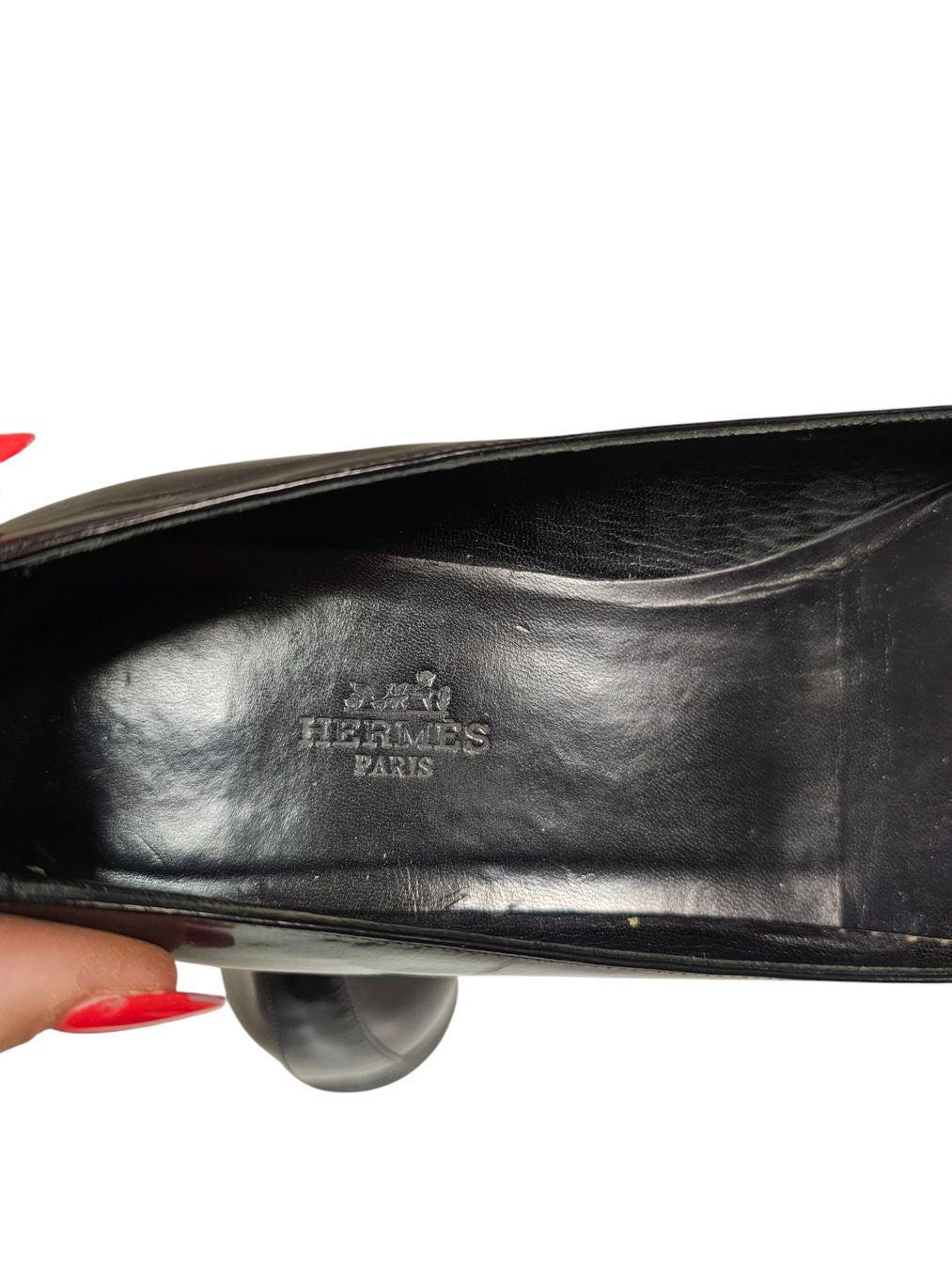 Hermès Scarpe da donna: Hermes Paris Ballerinas Black Leather – Usato da Zürich venduto da finesse.shop 3