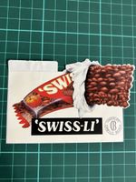 Vintage-Aufkleber „Swiss-Li“ von Camille Bloch für Sammler