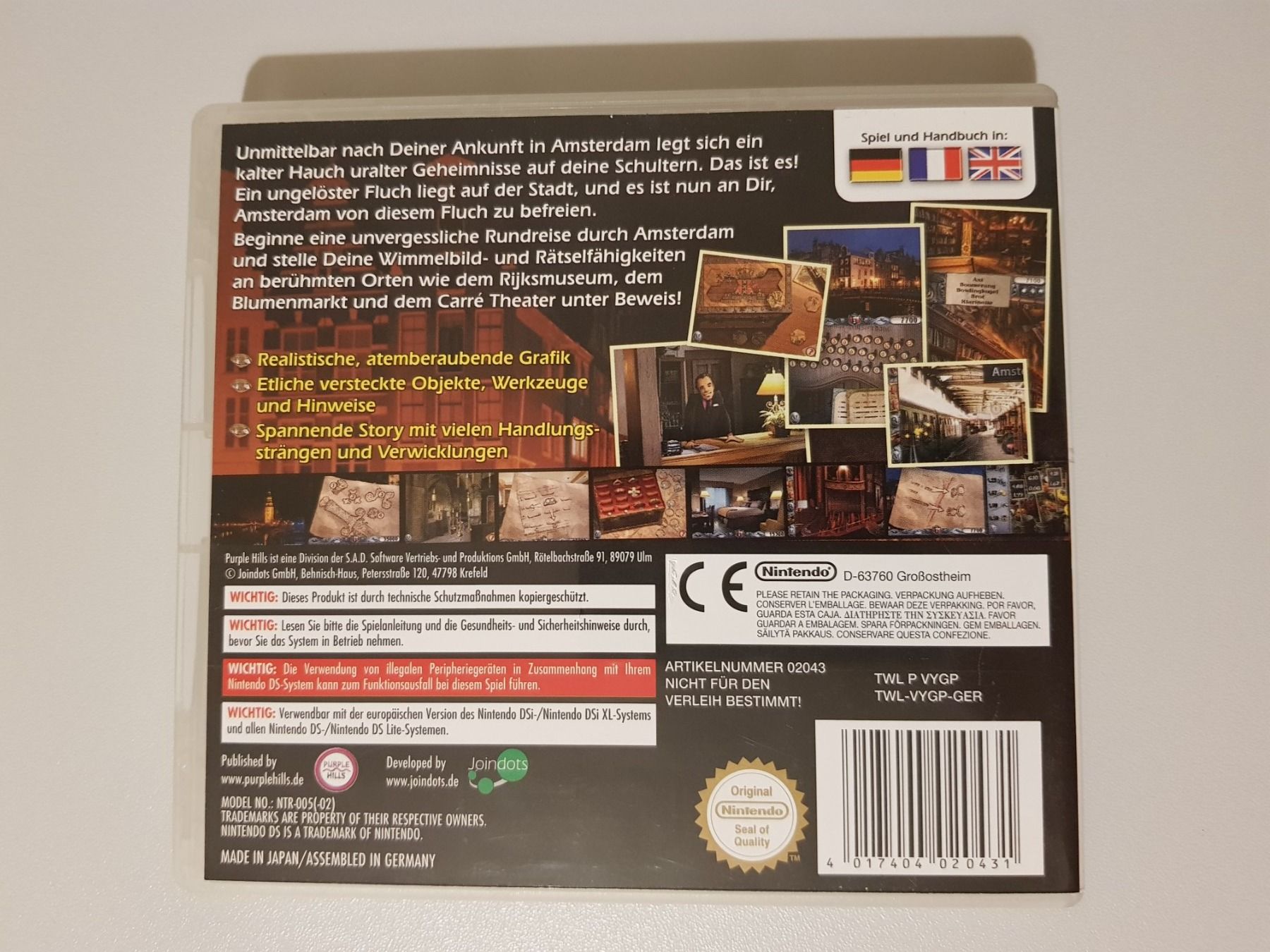 Nintendo Spiele: Der Fluch des Amster....... /DS – Gebraucht aus Münchenstein von 2DGames 1
