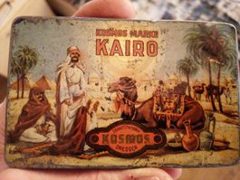 Antike Zigarettendose Kosmos Kairo 10 Stk