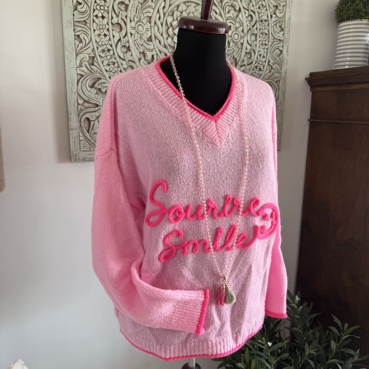 Maglioni & Felpe: Trendy V-Pullover Rosa pink L  – Nuovo (secondo la descrizione) da Wettswil venduto da toskana2002golf