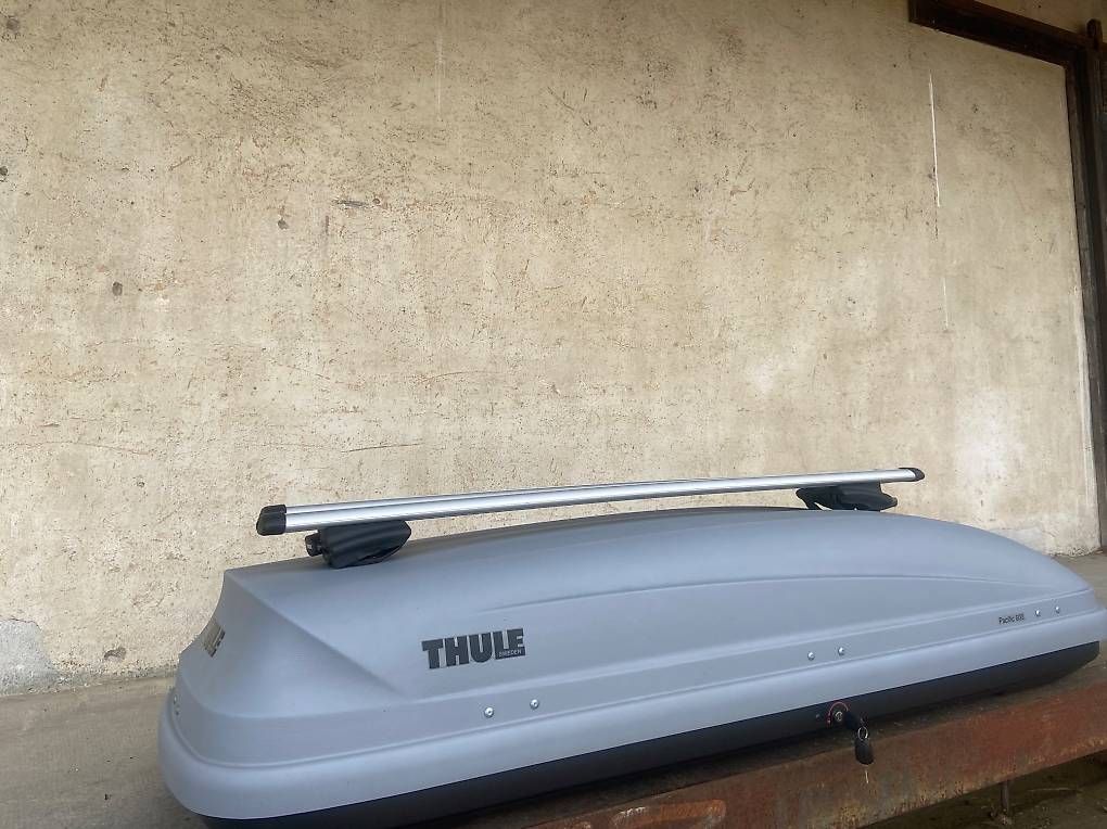 Box da tetto: Dachbox Thule Pacific 600 mit oder ohne Träger – Usato da Leuzigen venduto da Doppelrad 1