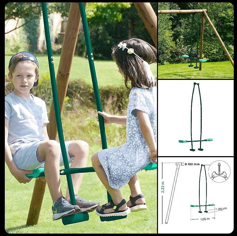 Altre altalene da giardino: Balançoire vis à vis – Nuovo e nell'imballaggio originale da Apples venduto da DavidMansolino
