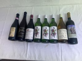 Wein , 8 Flaschen diverse Jahrgänge (10)