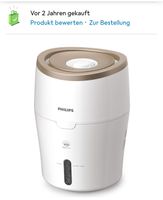 Luftbefeuchter Philips NanoCloud weiss gebraucht 2 Jahre