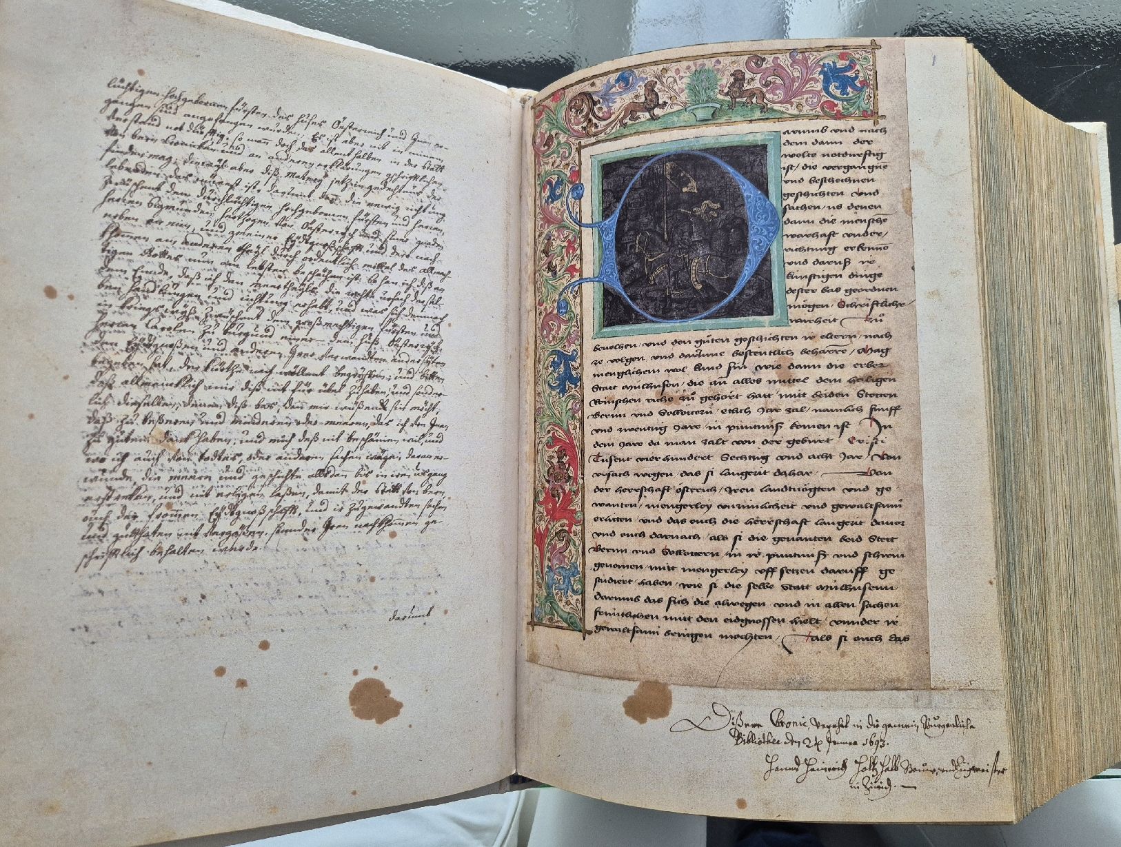 Livres: Die grosse Burgunderchronik mit Kommentarband – D'occasion à Kräiligen par Godebert 5