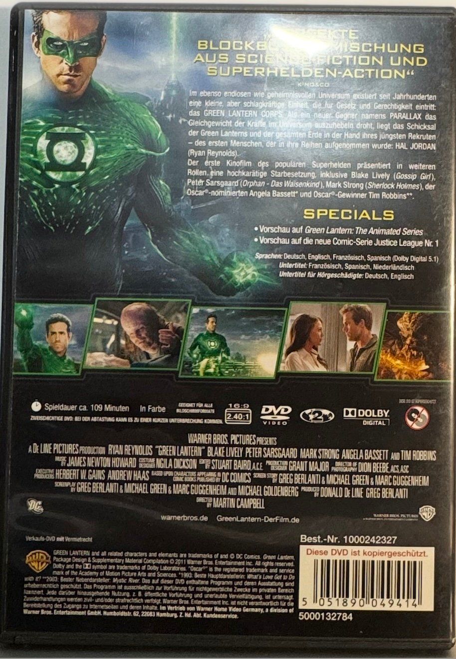 Tutti i DVDs: DVD - GREEN LANTERN – Usato da Wisen venduto da gigisna 2