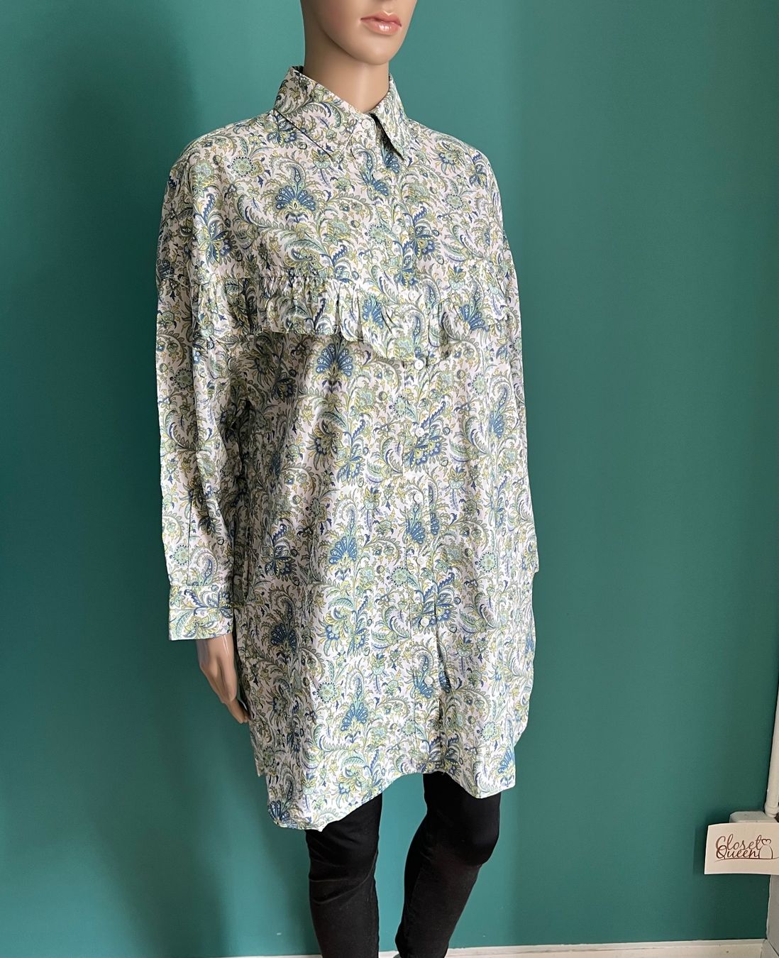 Zara Kleider: ZARA Blusenkleid 💚 – Gebraucht aus zürich von vintage12 6