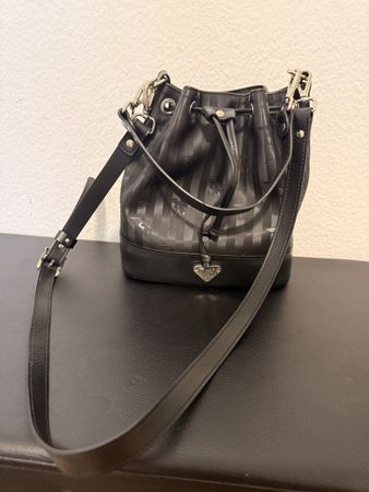 Mollerus Beuteltasche classic schwarz/silber