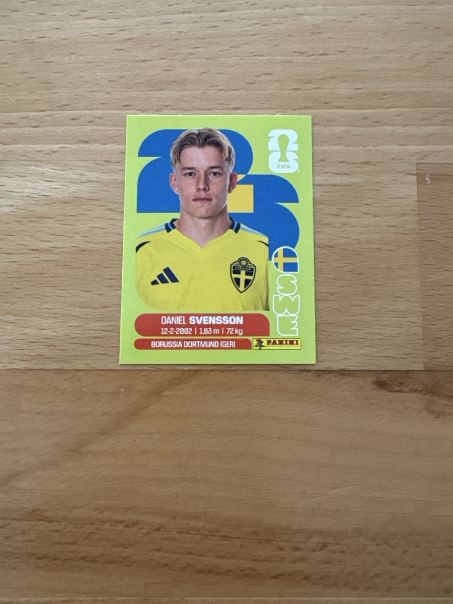 Panini Cartes à collectionner: FIFA World Cup 2026 Sticker Daniel Svensson SWE 14 – Neuf (Voir description) à Niederrohrdorf par 92Fischli