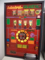 Geldspielautomat Admiral QUATTRO rot 20 SG