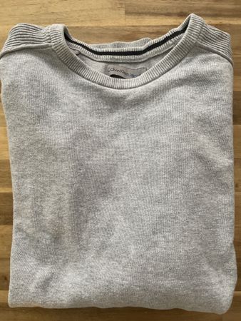 Calvin Klein Jeans Pullover Gr. S, Grau, Herren