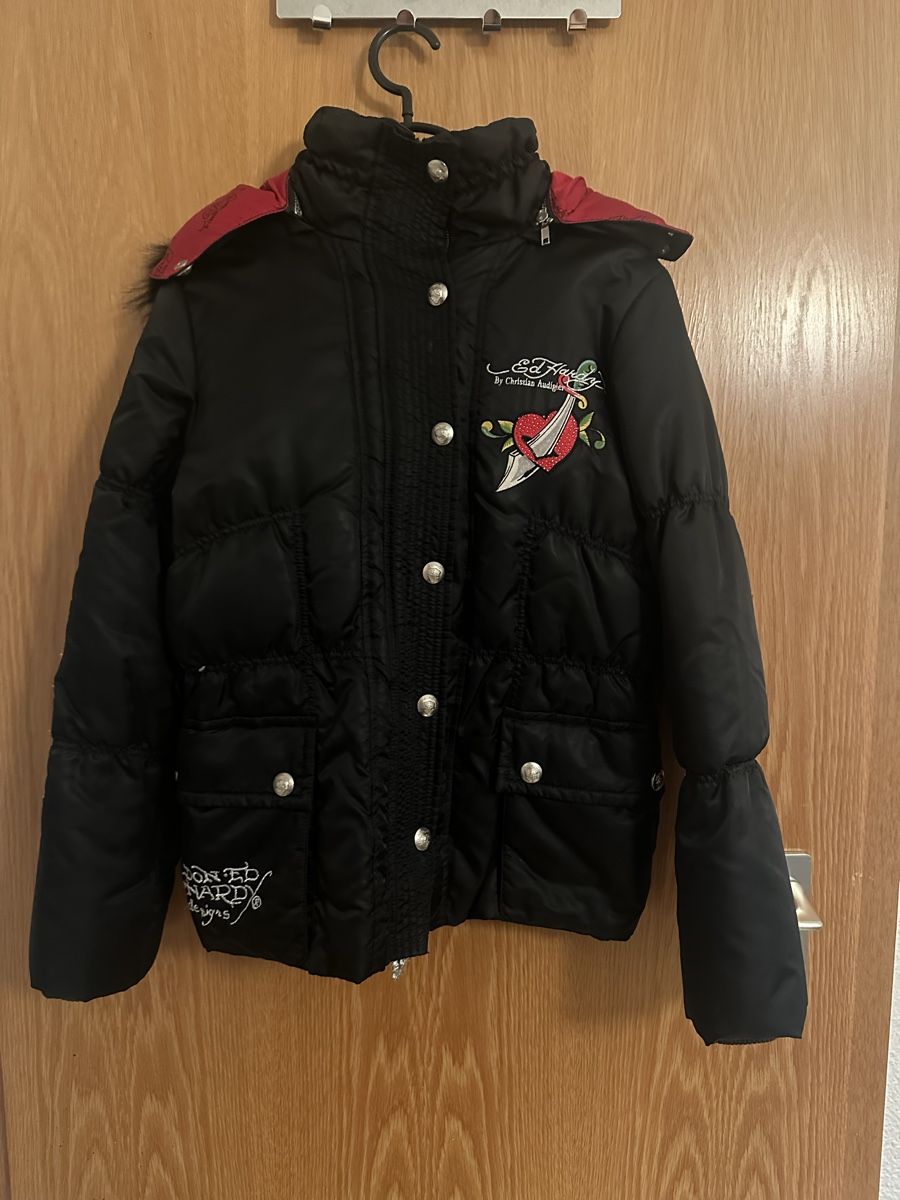 Ed Hardy Giacche: Ed Hardy Winter Jacke, schwarz, Grösse S – Usato da Neuenegg venduto da kar_smg9 1
