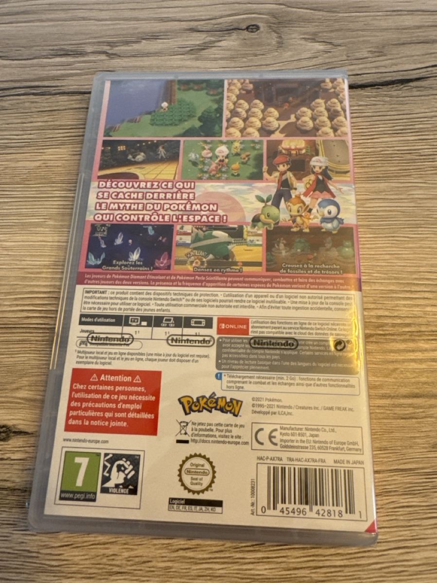 Nintendo Console: Pokemon Perle Scintillante Nintendo Switch SEALED – Nuovo e nell'imballaggio originale da Courrendlin venduto da jay_lkn6 1