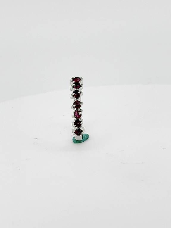 Anelli: Bague en or blanc 10K avec rubis naturels – Usato da Genève venduto da aa6_w8ml