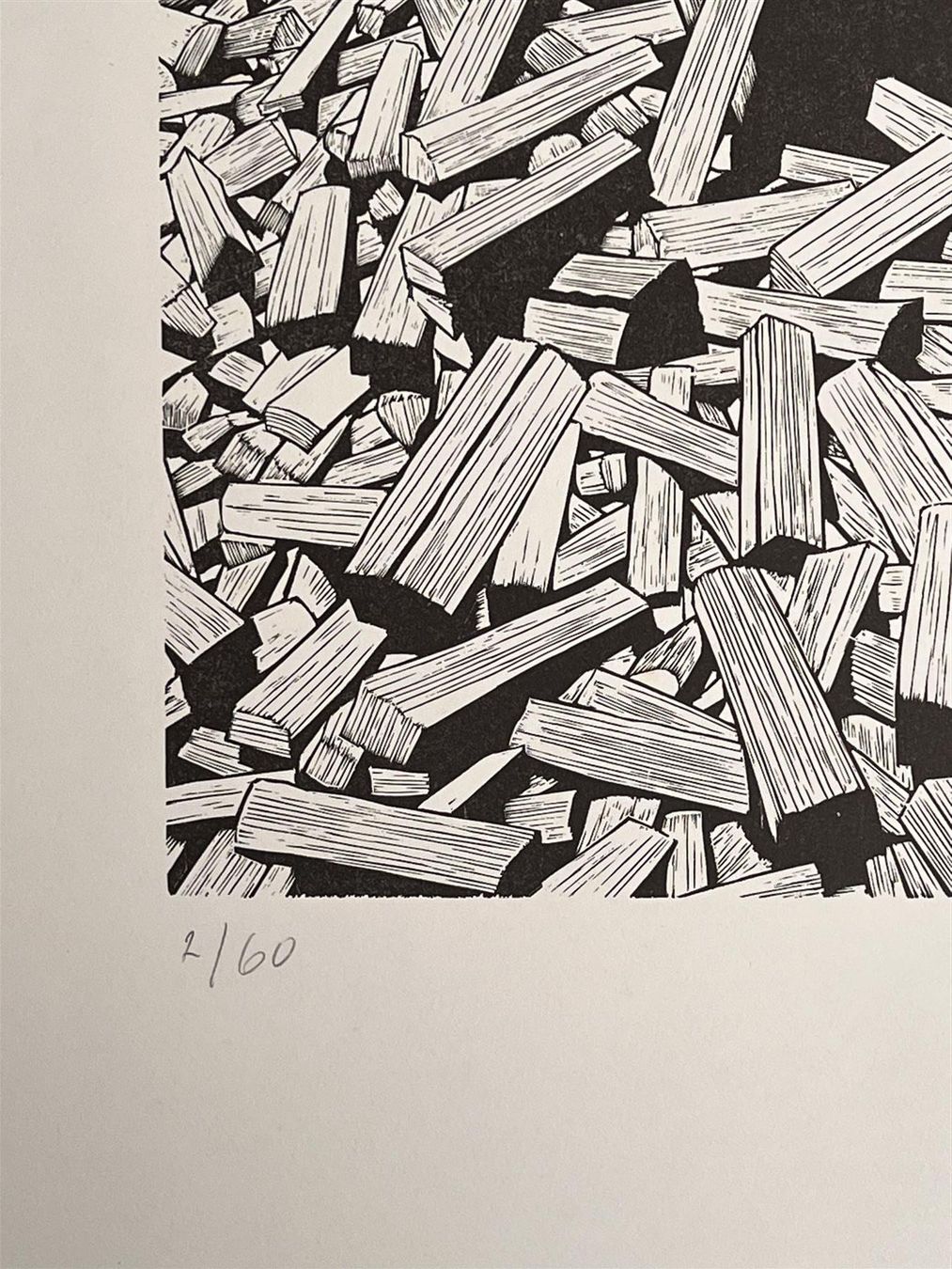 Gravures sur bois: Fritz Buchser Holzschnitt Holzhacker – D'occasion à Adliswil par buch_und_kunst 3