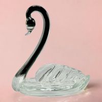 Vide-poche Cygne en cristal de Bohême BELFOR
