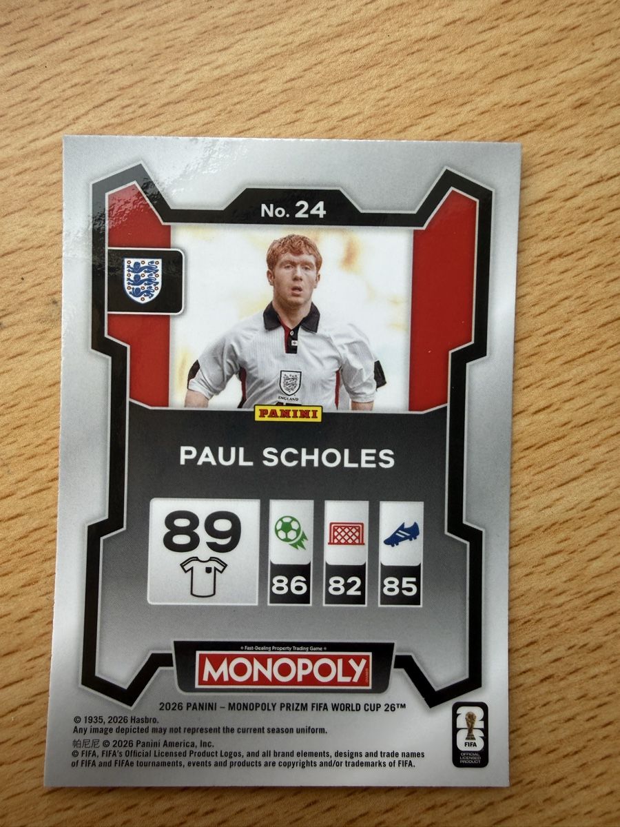 Panini Carte collezionabili: Carte panini prizm monopoly Scholes – Nuovo (secondo la descrizione) da La Chaux-de-Fonds venduto da Chacha99 1