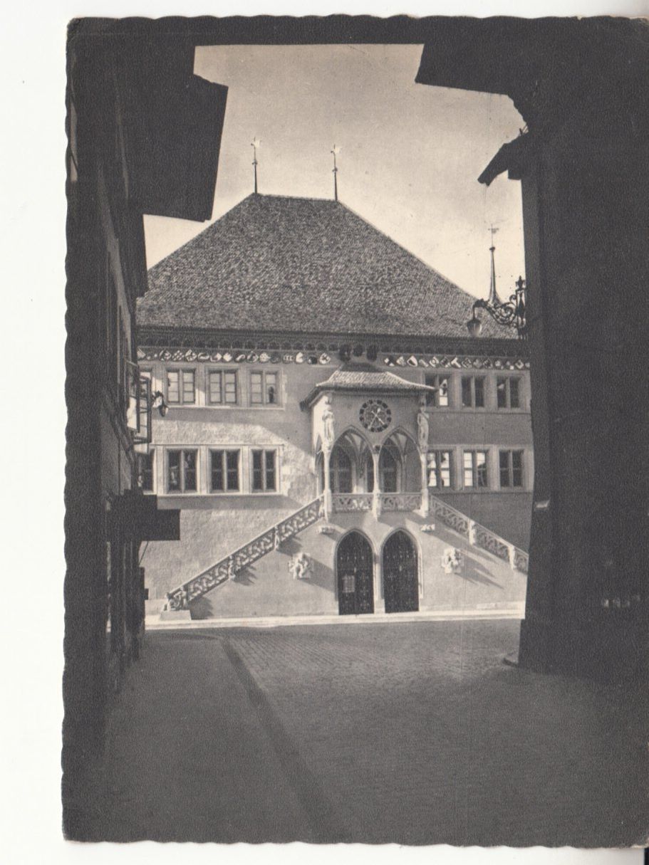 Ansichtskarten: Bern Rathaus 1958 – Gebraucht aus Bürglen TG von StampGraf