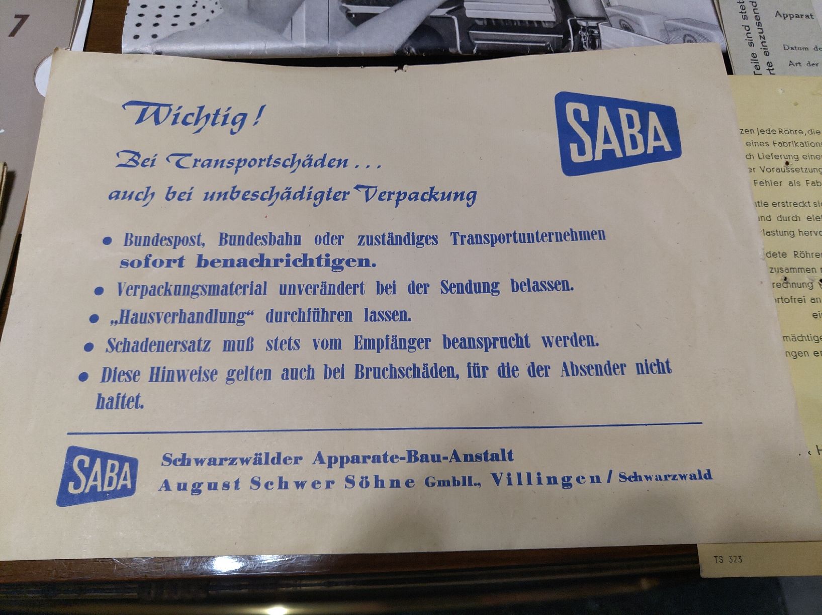 Saba Radio: SABA Meersburg Automatic 7 – Usato da Arnegg venduto da Arnrom 6