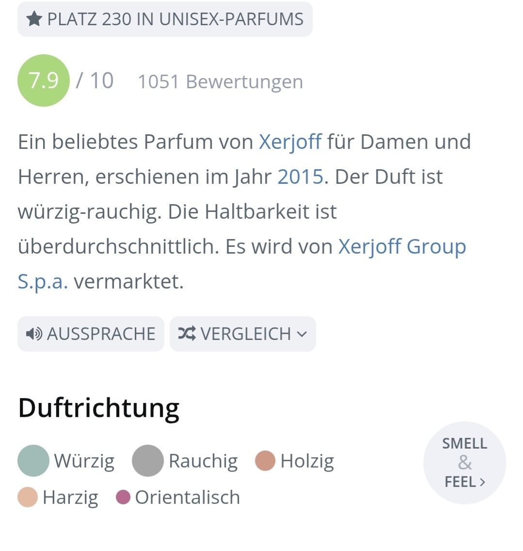 Xerjoff Profumi & Eau de Toilette: 2 ml ZEFIRO XERJOFF ABFÜLLUNG – Nuovo (secondo la descrizione) da St. Gallen venduto da CaliSunshine 3