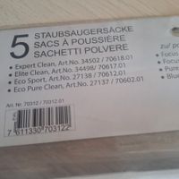 5 Staubsauger Säcke für Focus, Expert, Elite, Eco. von Landi