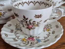 Tasses,sous-tasse,assiette porcelaine J&G MEAKIN anglais C58