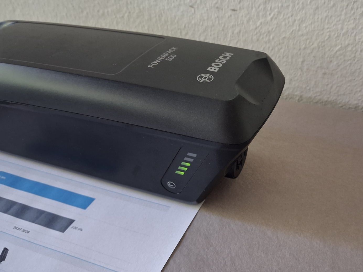 Bosch Akkus: Powerpack 500 Akku - 500Wh 100% mit Bosch Messbericht – Gebraucht aus Winterthur von .-thx-. 2