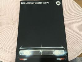 Lancia Gamma Coupé Verkaufsprospekt 16 Seiten