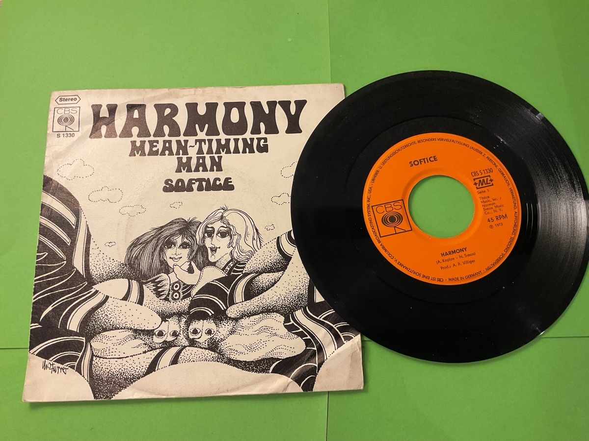 Dischi in vinile: Softice - Harmony / Mean Timing Man - Single Schallplatte – Usato da Steinach venduto da Quarkie