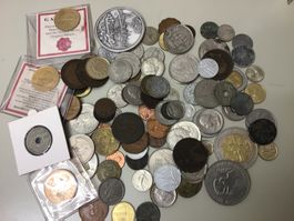 Sammelsurium Münzen über 500 Gramm