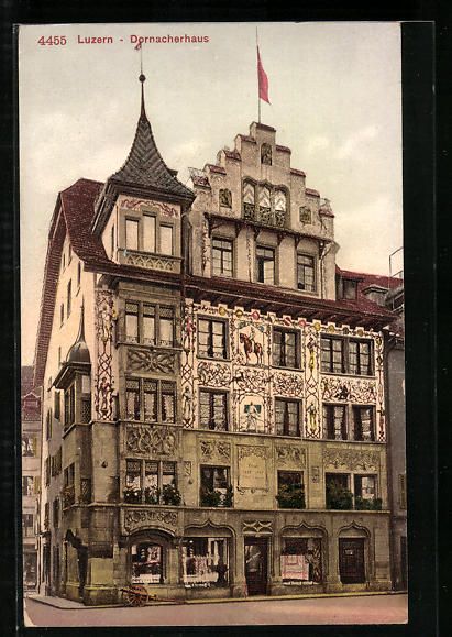 Cartoline postali: AK Luzern, Dornacherhaus – Usato da Berlin venduto da bartko-reher