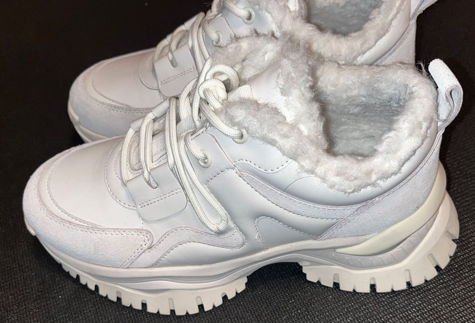 Damenschuhe: Leder Winter Sneaker’s mit Futter, Grösse 40 – Neu (gemäss Beschreibung) aus St.Gallen von Jamaruqua 1