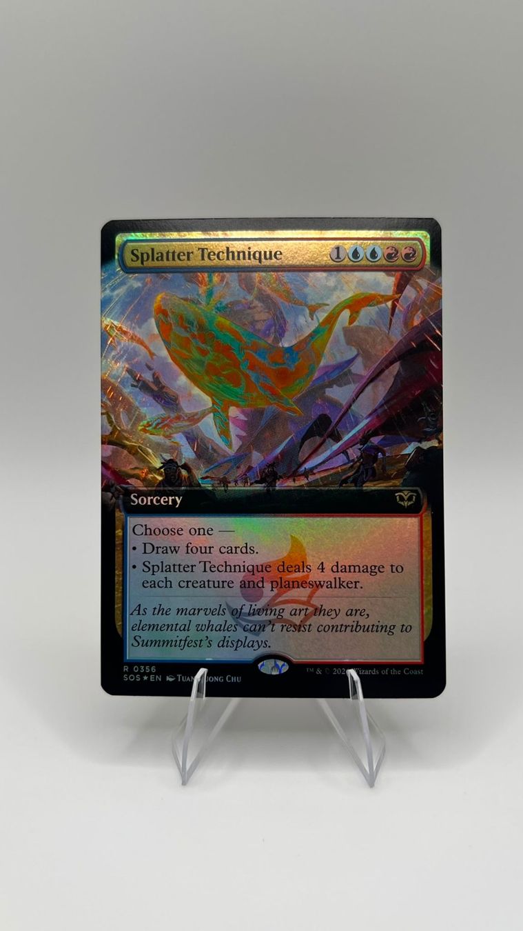 Magic The Gathering Carte collezionabili: Splatter Technique Foil Extended – Nuovo (secondo la descrizione) da Wilen b. Wollerau venduto da GarruksShop