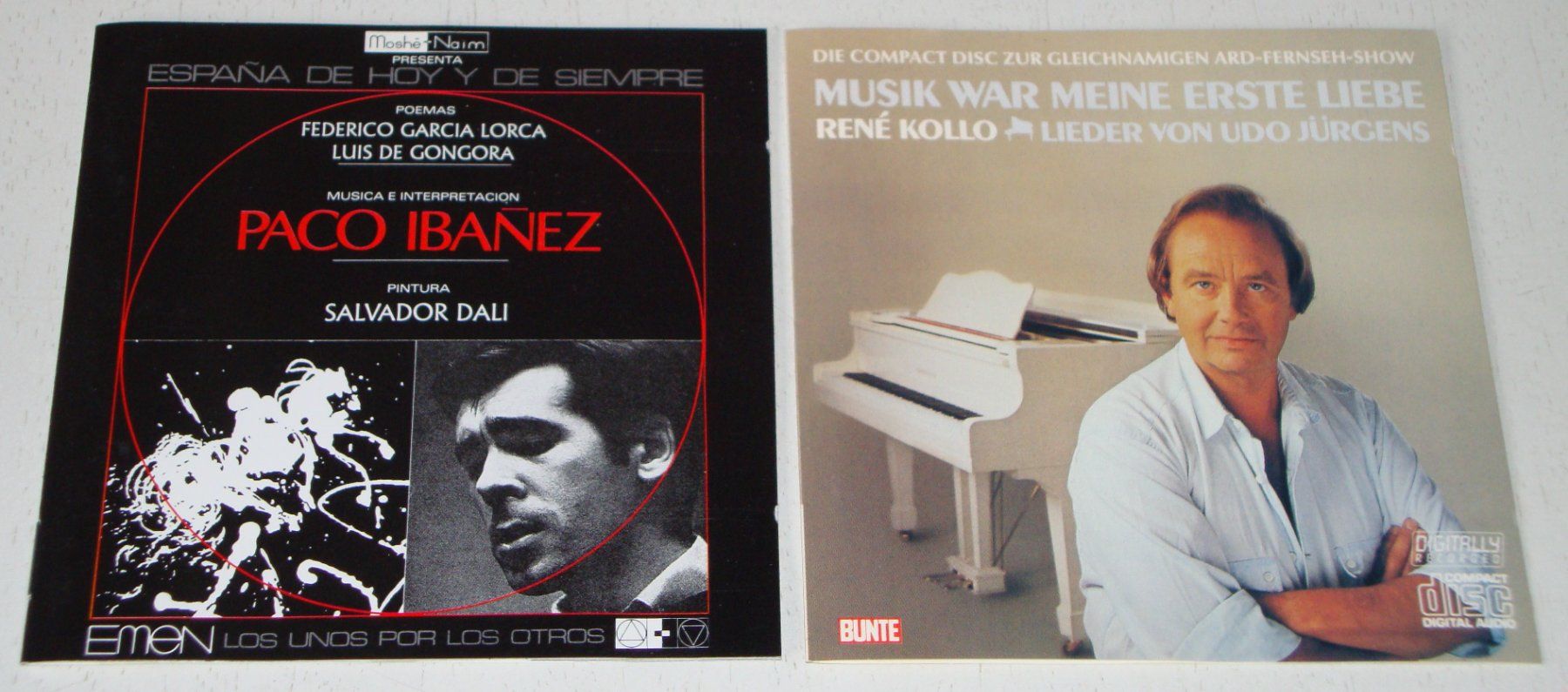 CD: 2CD's - René Kollo & Paco Ibanez – Usato da Unterbäch venduto da hiliq